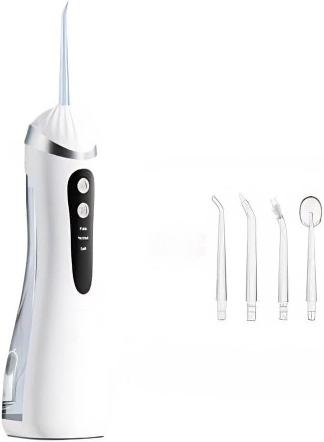HIRTI Oral Irrigator with 3 Modes 4 Jets IPX7 | Cordless Waterproof Rechargeable Irrigation Cleaner with 200ml Detachable Water Tank for Teeth Cleaning (Multicolor) - Image 2